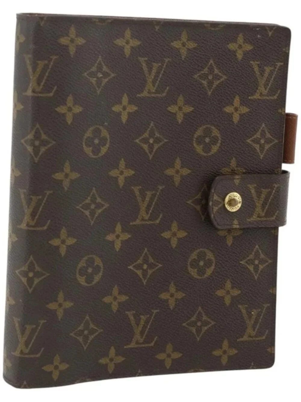LOUIS VUITTON Monogram Agenda GM Day Planner Cover R20006 LV Auth 179778A